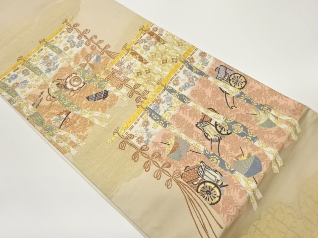 JAPANESE FUKURO OBI / WOVEN SPOOL
